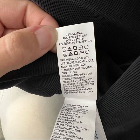 NWT Lucky Brand Long Sleeve Ribbed V Neck Bodysuit - Picture 15 of 15